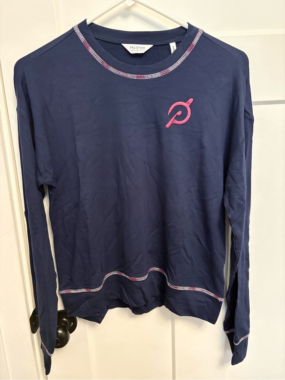 Peloton Navy Crewneck Sweatshirt